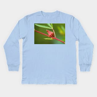 blla red bud Kids Long Sleeve T-Shirt